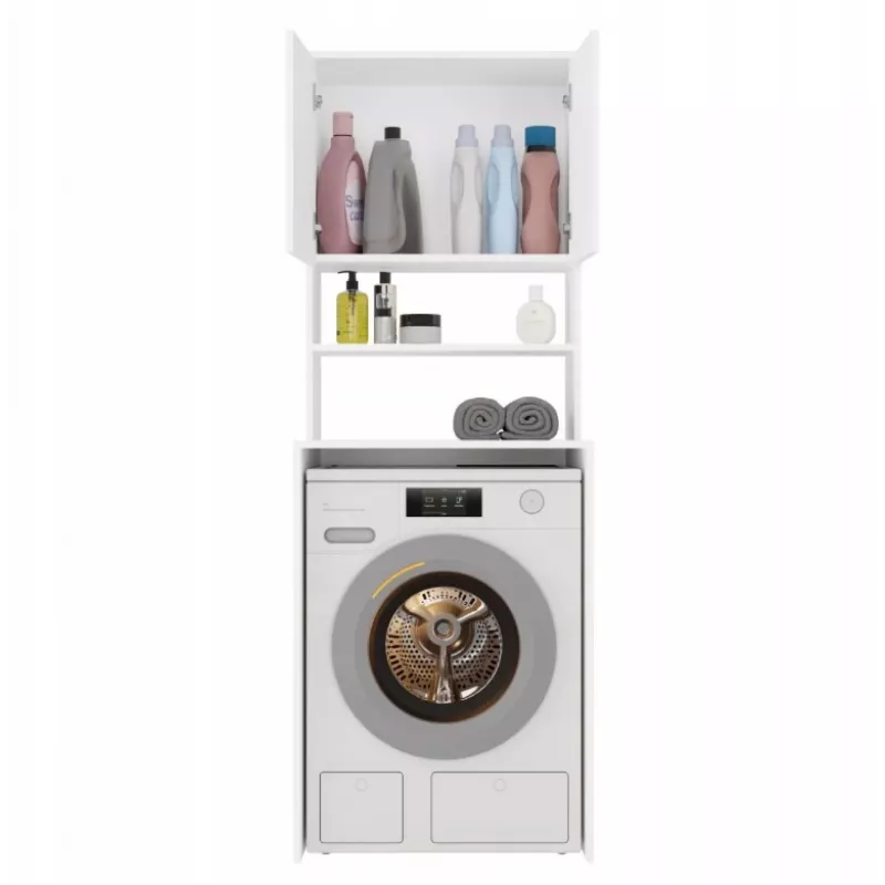 top e shop POLA MULTI Laundry Room Cabinet for Washing Machine - White
