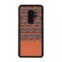 Smartphone case man and wood for Samsung Galaxy S9 Plus — brown check with black trim
