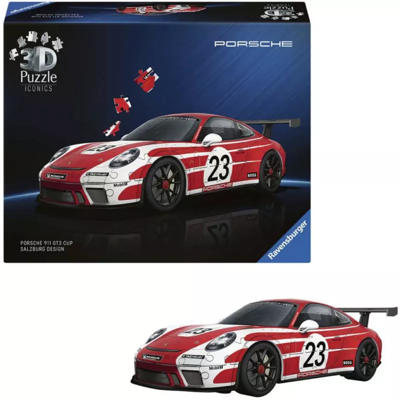 3D puzzle Ravensburger Porsche 911 “Salzburg Edition” – model kit collectible (Ravensburger 12008038)