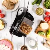 Electric countertop food slicer SMAPP 294.5 — 300 W, slice thickness 1–15 mm, stainless steel blade, child lock, white