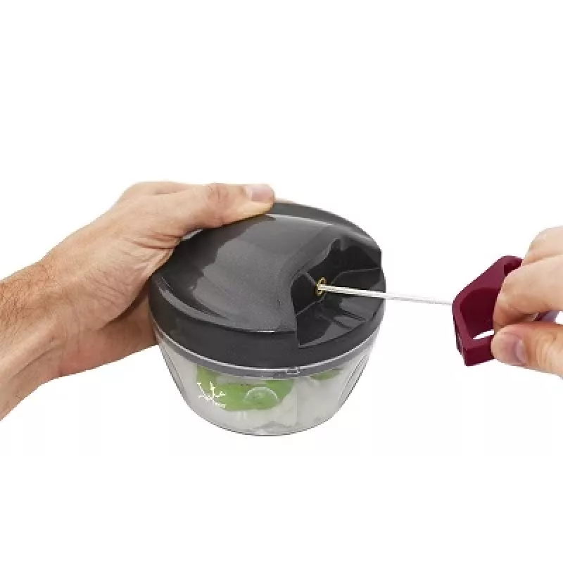 Manual food chopper JATA AC57E Black Transparent