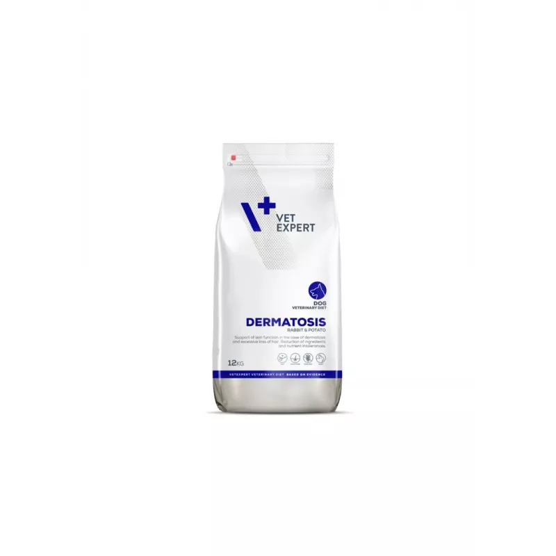 VETEXPERT Veterinary Diet Dermatosis Dog Rabbit & Potato dry dog food 12 kg