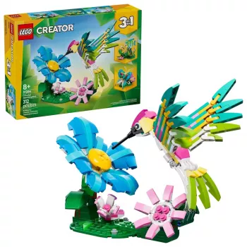 LEGO CREATOR 3 IN 1 31384 Wild Animals: Colorful Hummingbird