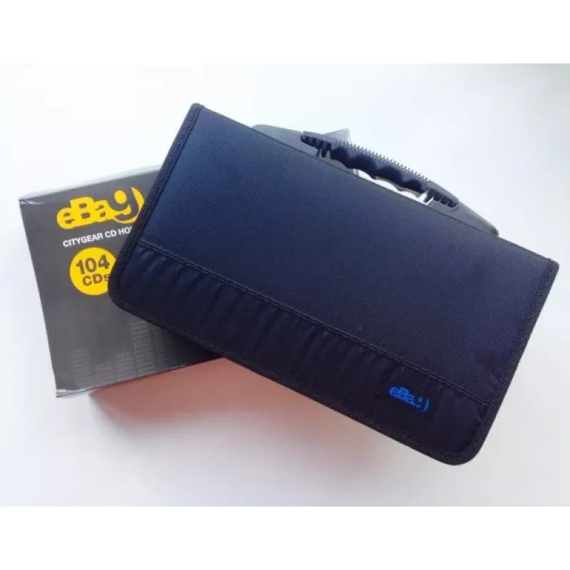 Ecat JOLCDR104 Citygear CD Holder 104 CDs Black
