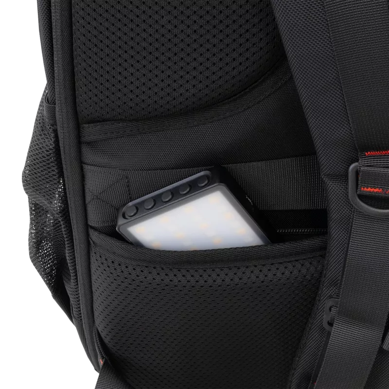 Backpack White Shark VOYAGER GBP-012 — black, durable water-resistant design