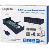 LogiLink USB 3.0 hub, 7-port 5.25 internal, with fast charging port - Hub - 6 x SuperSpeed USB 3.0 + 1 x SuperSpeed USB 3.0 (laden)