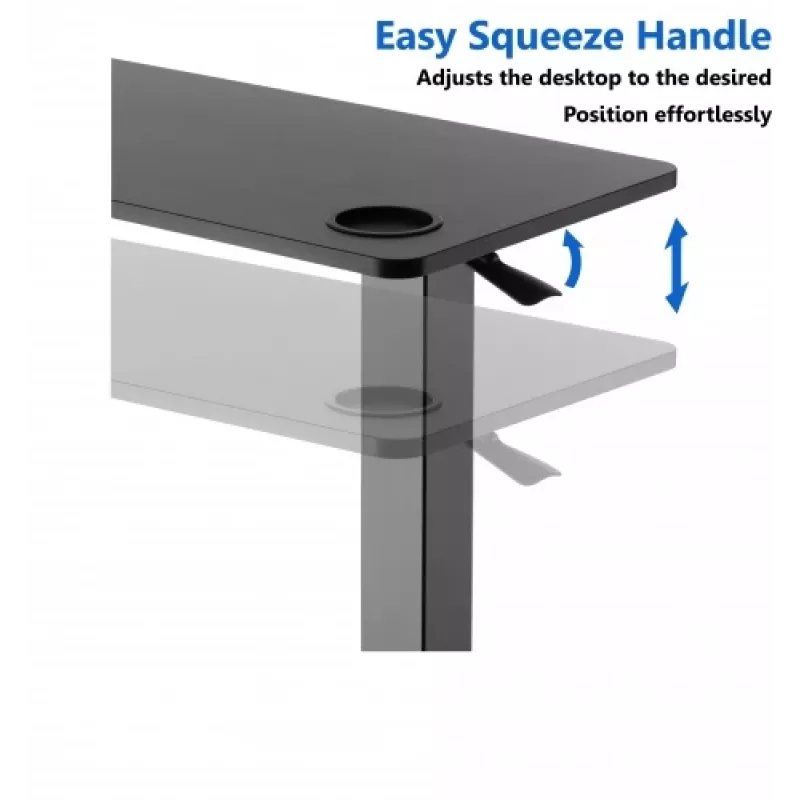 Adjustable Height Table up up Forseti B-1-20TMF Black — height-adjustable workstation table