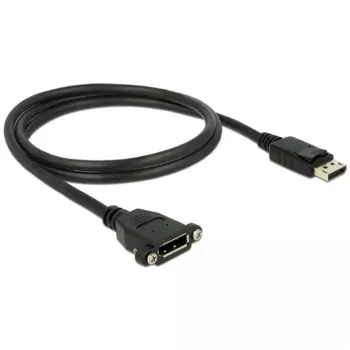 DisplayPort Cable DeLOCK 85114 1m M-F Black