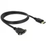 DisplayPort Cable DeLOCK 85114 1m M-F Black