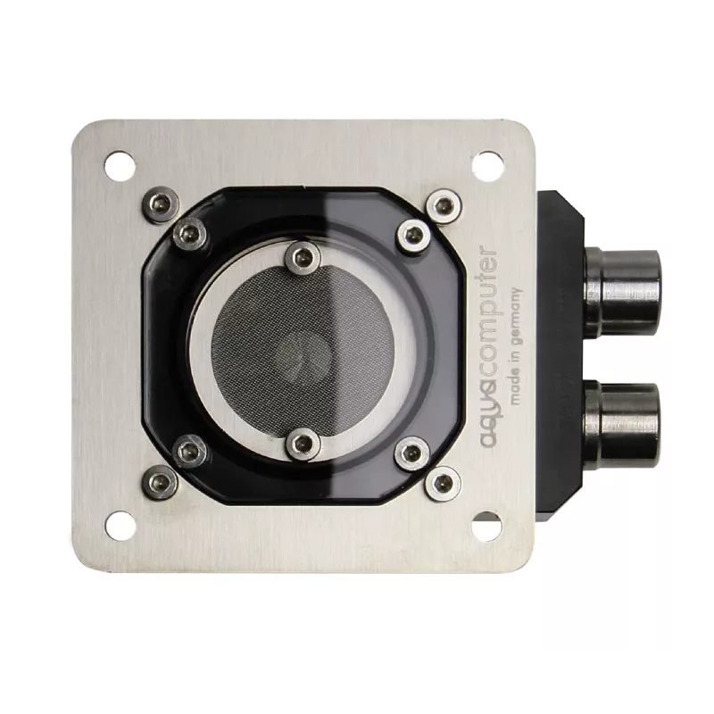 Computer cooling system part/accessory Aqua-Computer 34018 — black stainless steel
