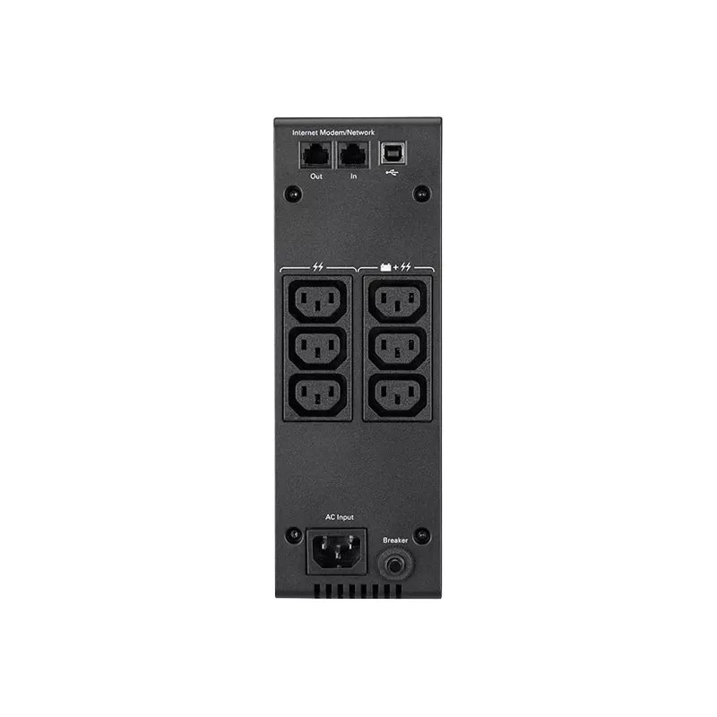 Eaton 5S 700i UPS, Line-Interactive, 700 VA / 420 W, 6 AC Outlets, USB, Tower, Black