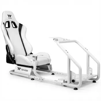 Sim rig floor mount THERMALTAKE Sim Rig Floor white for simulator cockpit — white finish