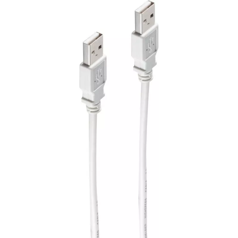 USB Cable ShiverPeaks BS77003 3m USB 2.0 Grey
