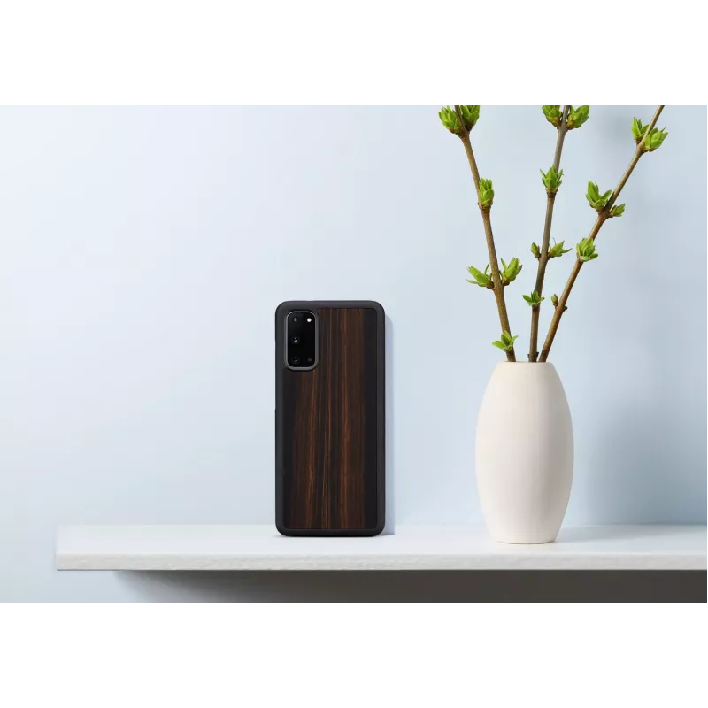 Smartphone case Man and Wood Galaxy S20 ebony black — protective cover for Samsung Galaxy S20