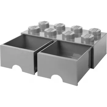Room Copenhagen - LEGO Brick Drawers 8 - Grey (40061740) (40061740)