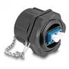 DeLOCK Optical fiber connector LC Duplex Single-mode IP68 waterproof