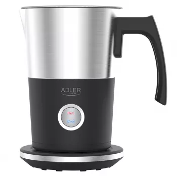 Automatic milk frother Adler AD 4497 — stainless steel, 600W, froth 120 ml / warm 300 ml, hot & cold