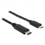 DeLOCK - USB Cable - 5-pin Micro-USB Type B (M) - 24-Pin-USB Type C (M) - 1,0m (USB 3,1) - Black (83602)