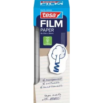 Tesa film Paper Adhesive Tape 33m 19mm 8 rolls tower (59215-00000-00)