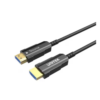 HDMI cable Unitek C11072BK-20M 20 m, HDMI 2.0, max resolution 4096×3112, black