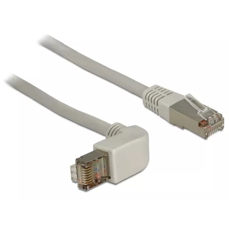 Networking Cable DeLOCK 0.5m Cat.6A RJ-45 S/FTP Grey