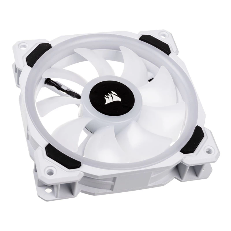 CORSAIR LL120 RGB 120mm White PWM Case Fan 3-Pack