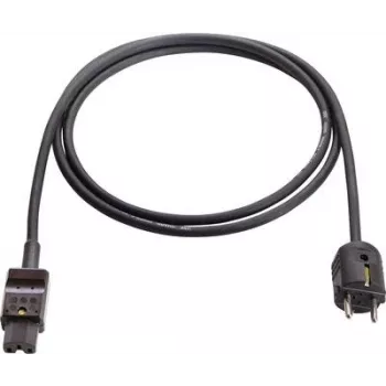 Power supply cable AS Schwabe 70873, 2 m length, black