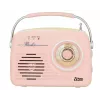 Retro tabletop radio Eltra LUIZA RETRO SP-11 with MP3, USB and SD card support, pink