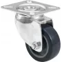 Caster wheel Roadinger 50 mm, grey — swivel replacement wheel for equipment and furniture