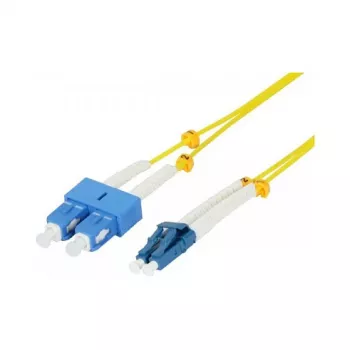 Synergy 21 LWL-2-Faser-Patchk. 1.0mtr.LC-SC 9/125um OS2 AD 2mm flexible Knickschutztülle - Single- bzw. Monomode-Faser - 1 m