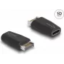 DeLOCK Adapter USB 10 Gbps Type-E Key A male to USB Type-C female black