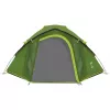 Coleman Dome Tent Darwin 4 Plus Blackout — 4-person tunnel tent with porch, Dark Green/Light Green