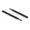 Hook & loop cable tie DeLOCK 19010 150x12mm black 10 pieces