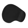 Mouse pad IB0X IMP003 with wrist rest, black, 190×230 mm