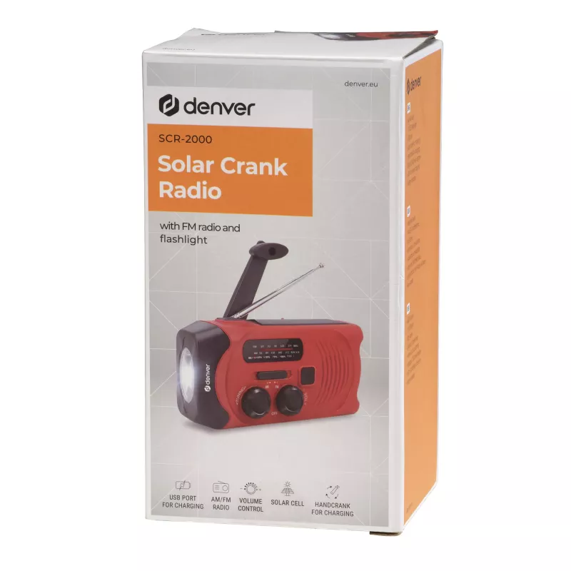 Power Bank Denver SCR-2010 Lithium-Ion 2000 mAh Red