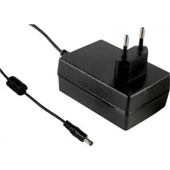Power Adapter MEAN WELL GSM25E15-P1J 25W 15V Input 80-264V