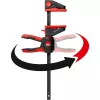 One-hand clamp Bessey EZ360-30 300 mm throat, 80 mm opening, black/red