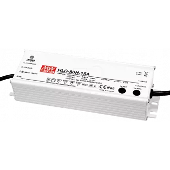 LED driver MEAN WELL HLG-80H-12B Output power 80W IP67