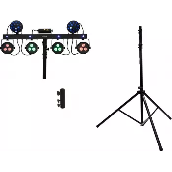 LED Light Set EUROLITE KLS Laser Bar Next FX with M-4 Speaker Stands