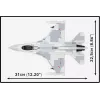 Construction set Cobi F-16C Fighting Falcon — 463 pieces, scale model building kit