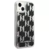 Karl Lagerfeld KLHCP14MLMNMK iPhone 14 Plus 6.7 hardcase black / black Liquid Glitter Monogram