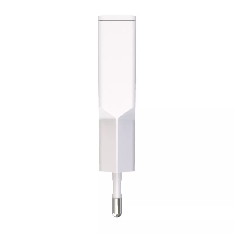 Wall charger Akyga AK-CH-27 30W USB-C USB-A PD GaN 5-20V / 1.5-3A white