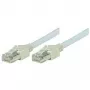 Tecline exertis Connect - Patch-Cable - RJ-45 (M) to RJ-45 (M) - 1 m - Foiled Unshielded Twisted Pair (F/UTP) - CAT 5e - Halogen-Free - Grey (72701)