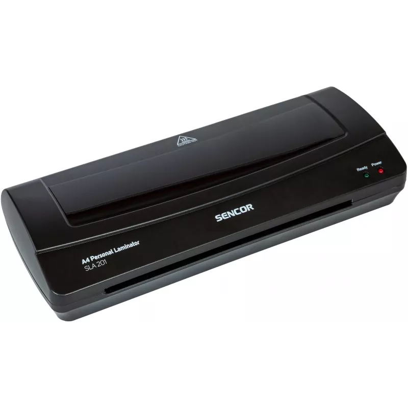 SENCOR SLA 201 A4 personal laminator, 2x75–2x125 µm pouches, hot/cold, twin-roller, 250 mm/min