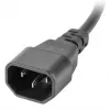 Lanberg Power Distribution Unit (PDU) 19 1U 10A 2m 5x Schuko Outlets Black C14