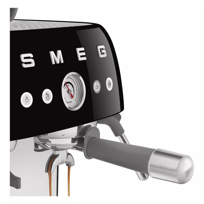 SMEG EGF03BLEU Espresso Machine. Kaffeevollautomat 50s Style. black