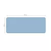 XXL desk pad for mouse and kayboard, blue