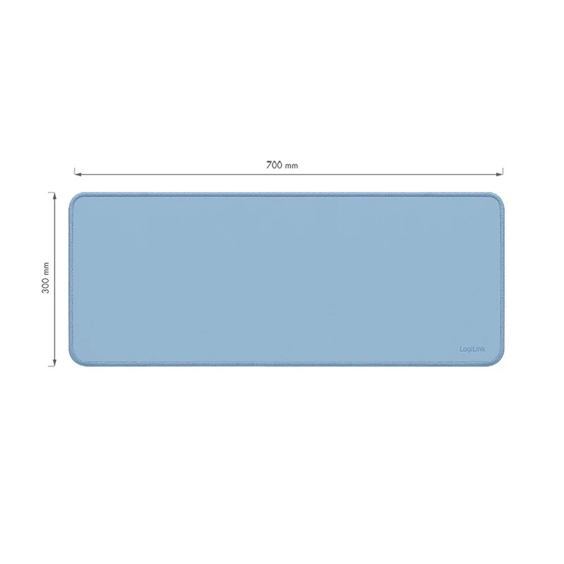 XXL desk pad for mouse and kayboard, blue