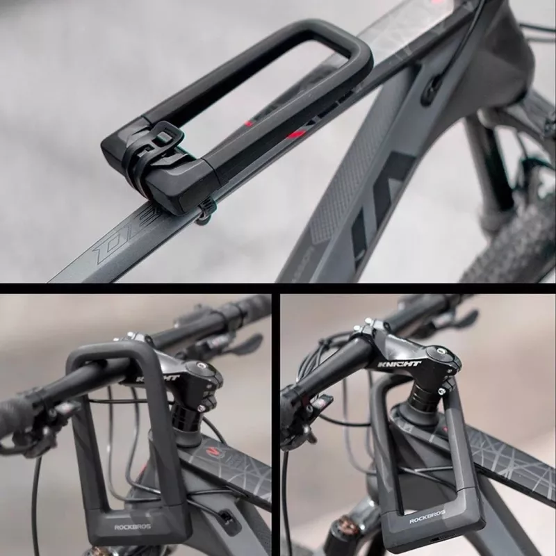 Rockbros RKS626-BKU-lock bicycle lock, black