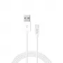 Savio CL-125 USB cable USB 2.0 1 m USB A USB C White